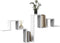 vidaXL - Wandschap - 104,5x10x43 - cm - bewerkt - hout - wit