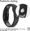 iMoshion Bandje Geschikt voor Fitbit Inspire - iMoshion Siliconen sport band ronde drukknoop zonder pinnetje - Zwart
