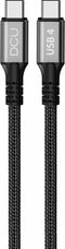 DCU Advance Tecnologic 30402095 USB-kabel USB4 Gen 2x2 1 m USB C Zwart