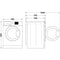 Indesit BDE864359EWSEU - Was-droogcombinatie - 6 kg wassen 8 kg drogen
