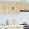 vidaXL - Keukenwandkast - Kalmar - bewerkt - hout - sonoma - eikenkleurig