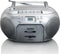 Lenco SCD-420 - Draagbare radio/CD-speler - FM radio en cassette - Zilver