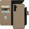 Mobiparts - Galaxy A14 (2023) - 2 in 1 Wallet Case met uitneembare backcover - Taupe