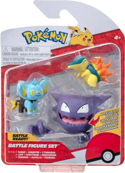 Pokémon Battle Figure Set Shinx Haunter Cyndaquil W15