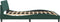 vidaXL - Bedframe - zonder - matras - 180x200 - cm - fluweel - donkergroen