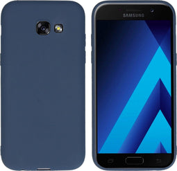 iMoshion Hoesje Geschikt voor Samsung Galaxy A5 (2017) Hoesje Siliconen - iMoshion Color Backcover - Donkerblauw