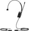 Yealink YHS36 - Headset - Bedraad - On-Ear - Zilver Zwart