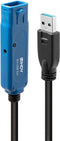 Lindy - USB 3.0 Aktiv-Verlängerung Pro - 8 m - Zwart