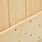 vidaXL - Schuifdeur - met - beslag - 80x210 - cm - massief - grenenhout