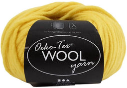Wolgarens, geel, L: 50 m, 50 gr/ 1 bol