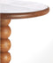 Light & Living Bijzettafel Veglio - Lichtbruin - Ø35cm - Modern
