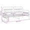 vidaXL - Zwart - Ligbed - Frame - 100x190 - cm - Staal