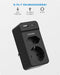 Voomy Verdeelstekker X2S - 2 stopcontacten - 1 USB-C & 1 USB-A poort - Zwart