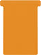 T-kaart djois formaat 3 77mm oranje 100st | 5 stuks