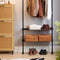 SoBuy KLS07-SCH - Telescoop Kledingrek - Verstelbaar B(52-80) x H(233-295) cm - Zwart