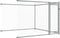 vidaXL - Hondenhok - met - deuren - 4x2x1,5 - m - gegalvaniseerd - staal - grijs