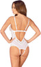 OBSESSIVE TEDDIES | Obsessive - Heavenlly Crotchless Teddy M/l