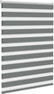vidaXL - Zebra - rolgordijn - 100x150 - cm - stofbreedte - 95,9 - cm - donkergrijs