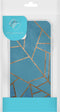 iPhone 11 Hoesje Siliconen - iMoshion Design hoesje - Blauw / Meerkleurig / Goud / Blue Graphic
