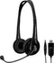 Monacor BH-010USB USB-microfoon Headset Zendmethode:Kabelgebonden, USB Incl. kabel USB-A Kabelgebonden, USB