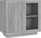 vidaXL - Dressoir - 80x40x75 - cm - grijs - sonoma - eikenkleurig