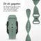 imoshion Siliconen⁺ bandje - Geschikt voor Apple Watch 1, 2, 3, 4, 5, 6, 7, 8, 9, 10, SE, Ultra (2) - 44/45/46/49 mm - Groen - M/L