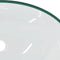 vidaXL - Wasbak - 54,5x35x15,5 - cm - gehard - glas - zwart