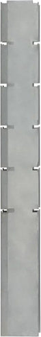 vidaXL - Schuttingpalen - 30 - st - 160 - cm gegalvaniseerd - staal - zilverkleurig