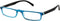 Leesbril half-line blauw/zwart 2.5