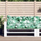 vidaXL - Palletkussens - 3 - st - stof - bladpatroon
