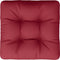 vidaXL - Palletkussen - 58x58x10 - cm - stof - rood