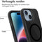 iMoshion Hoesje Geschikt voor iPhone 15 Plus Hoesje - iMoshion Rugged Hybrid Carbon Case Geschikt voor MagSafe - Zwart