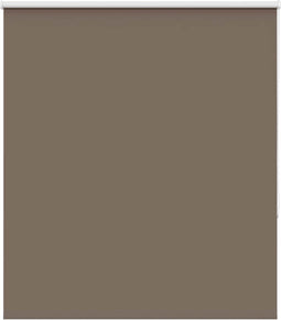 vidaXL - Rolgordijn - verduisterend - koffie - 140x150 - cm - stofbreedte - 136,6 - cm