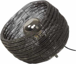 Tafellamp Ø30 coil XL - Zwart nikkel