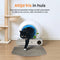 AutoPooch - Zelfreinigende Kattenbak - 65L XXL - Inclusief Grindmat & 3 Rollen Afvalzakken - Zwart/Grijs