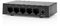 Nedis NSWH5P110BK - Onbeheerde desktopswitch - 5x Ethernet 1Gbps - Hoogte 25mm - Breedte 99mm