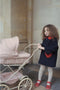 Konges Sløjd Poppenwagen/Doll Pram Vintage - Opvouwbaar - Fleur de Glace