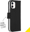 Accezz iPhone 12 Mini - Flip cover - Krasbestendig Schokbestendig - Zwart