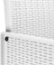 vidaXL - Tuinstoelen - met - kussens - 2 - stuks - Witte - Poly - Rattan