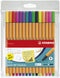 STABILO point 88 - Fineliner 0,4 mm - 15 Stuks Etui - 10 Standaard + 5 Neon Kleuren
