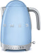 Smeg KLF04PBEU - Waterkoker - 1,7l - 2400W - Instelbare temperatuur - Roestvaststaal (Inox)