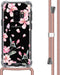 iMoshion Hoesje Geschikt voor Samsung Galaxy S9 Hoesje Met Koord - iMoshion Design Hoesje met Koord - Roze / Transparant / Blossom Watercolor