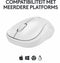 Logitech M240 - Draadloze Bluetooth Muis - Stille muis 90% minder klikgeluid - Wit