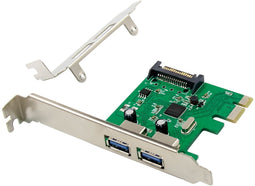 Conceptronic EMRICK06G - PCIe USB 3.2 Gen 1 Uitbreidingskaart - Groen