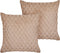 PURSLANE - Set van 2 kussens - Beige - 43 x 43 cm - Nepbont