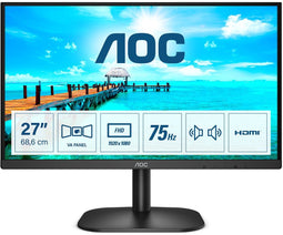 AOC 27B2AM - Monitor - 27" Full HD 1920x1080 75Hz VA - Zwart