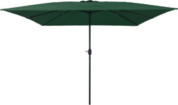 vidaXL - Vierkante - Tuinparasol - 295x245 - cm - Groen
