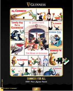 New York Puzzle Company Legpuzzel – Guinness For All Puzzel – 1000 Stukjes