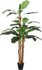 vidaXL - Kunstplant - bananenboom - 19 - bladeren - 180 - cm - groen