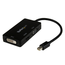 Startech.com MDP2VGDVHD - Mini DisplayPort naar VGA DVI HDMI converter - Resolutie tot 1920x1200 - Zwart